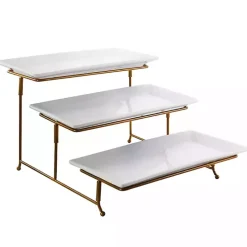Rectangular 3-Tier Serving Tray