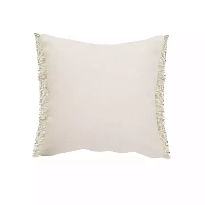 Red & Navy Nautical Rope Throw Pillow, 24x24