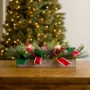 Red Berry and Ribbon Christmas Centerpiece