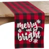 Red Buffalo Check Merry & Bright Table Runner
