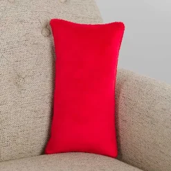 Red Holly Nutcracker Mini Pillow
