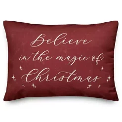 Red Magic of Christmas Accent Pillow