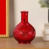 Red Mercury Glass Vase