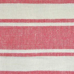 Red Stripe Kitchen Towels, Set of 8