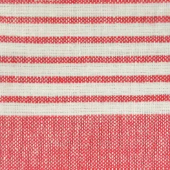 Red Stripe Kitchen Towels, Set of 8