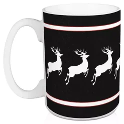 Reindeer Name Mugs, Set of 2