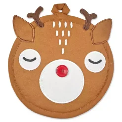 Reindeer Plaid 3-pc. Dishtowel & Potholder Set