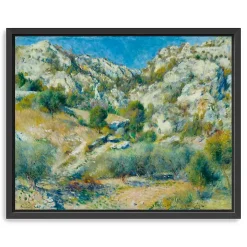 Rocky Crags at L'Estaque Canvas Art Print, 18x22