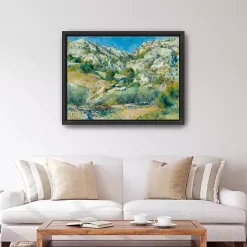 Rocky Crags at L'Estaque Canvas Art Print, 32x42