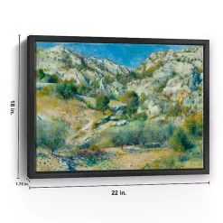 Rocky Crags at L'Estaque Canvas Art Print, 18x22