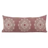 Rose Bohemian Medallion Lumbar Pillow
