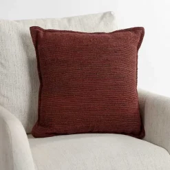 Rust Blended Handwoven Pillow