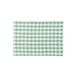 Sage Buffalo Check Cotton Placemats, Set of 6