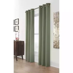 Sage Room Darkening Curtain Panel Set, 63 in.