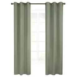 Sage Room Darkening Curtain Panel Set, 63 in.