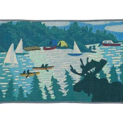 Sailboat Indoor/Outdoor Rug, 3x4