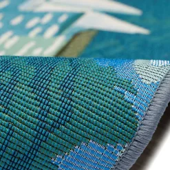 Sailboat Lake Indoor/Outdoor Runner, 1x4