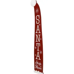 Santa Stop Here Porch Board