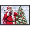 Santa's Sack of Gifts Framed Canvas Art Print
