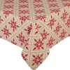 Scandinavian Snowflake Tablecloth, 60x84 in.