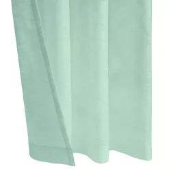 Seafoam Green Boucle Sheer Curtain Panel, 108 in.