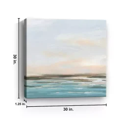 Seafoam Sunset Canvas Art Print