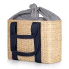 Seagrass Navy Tie Top Picnic Basket