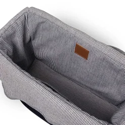 Seagrass Navy Tie Top Picnic Basket