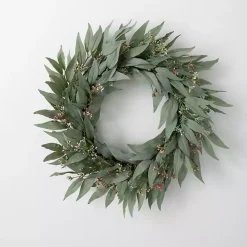 Seeded Blade Eucalyptus Wreath, 25 in.