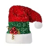 Sequin Santa Hat Tree Topper