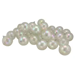 Shatterproof Clear Iridescent 32-pc. Ornaments