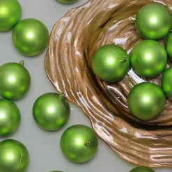 Shatterproof Matte Kiwi 32-pc. Ornaments