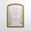 Silent Night Arch Beaded Wall Plaque