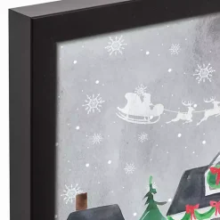 Silent Night Holy Night Canvas Wall Plaque