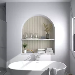 Silver Overlapping Halo Hurricane Candle Runner