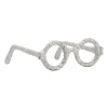 Silver Round Eye Glasses Sculpture
