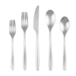 Silver Satin Metal Classic 20-pc. Flatware Set