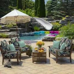 Simone Tropical 2-pc. Outdoor Deep Seat Cushion