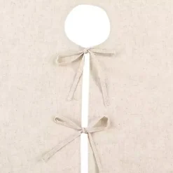 Simple Beige Linen Blend Tree Skirt, 72 in.