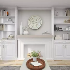 Slender Curtain Ribbed Vase