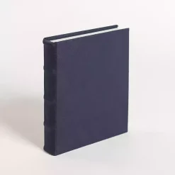 Small Navy Blue Linen Book Box