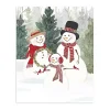 Snow Family in Forest Canvas Art Print