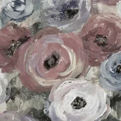 Soft Bottles and Blooms Canvas Art Print