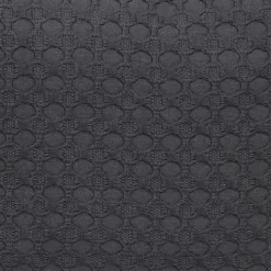 Solid Charcoal Textured Lumbar Pillow