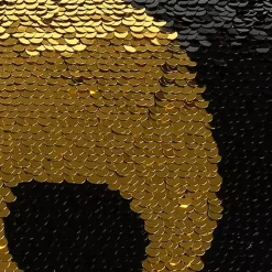 Sparkle Sequin Skull Pillow