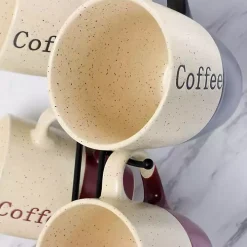 Speckled 6-pc. Coffee Mugs with Stand