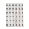 Spencer Gray and White Plaid Throw