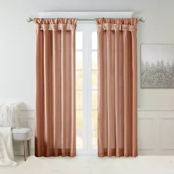 Spice Twist Top Curtain Panel, 84 in.