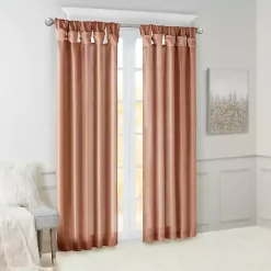 Spice Twist Top Curtain Panel, 84 in.
