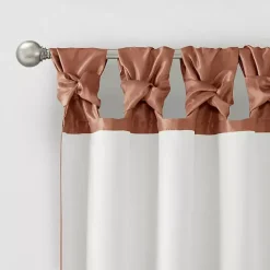 Spice Twist Top Curtain Panel, 84 in.